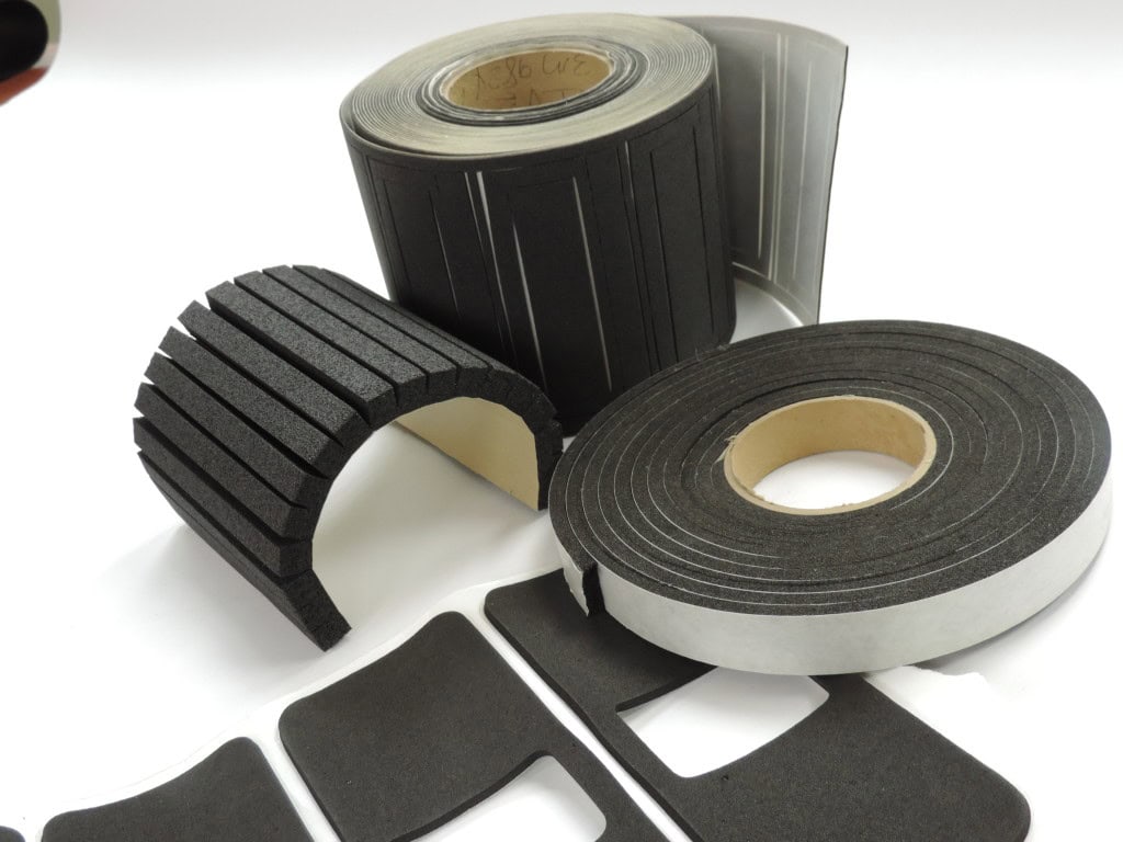 CGR Products UL Listed Closed Cell Sponge with Adhesive CGR Products UL Listed Closed Cell Sponge with Adhesive